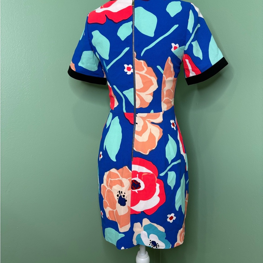 Kate Spade Blue and Red Floral Mini Dress - Picture 2 of 8